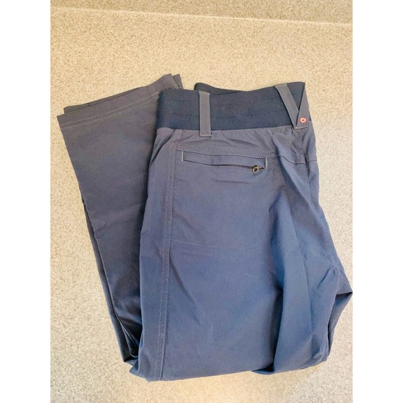 Title Nine Womens sz 8 Blue Nylon Blend Stretch Clamber 2.0 Hiking Capri Pants - Picture 8 of 9